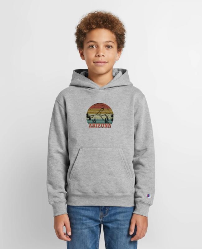 Arizona on Champion Youth Hoodie