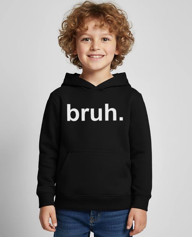 Bruh on Kids’ Premium Hoodie