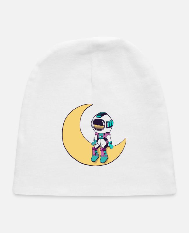 Cool funny Cute space astronaut on Baby Cap