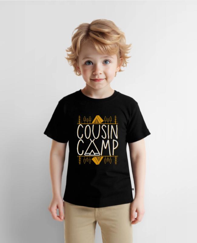 Cousin Camp Family Camping Summer Vacation Crew on Toddler Premium T-Shirt