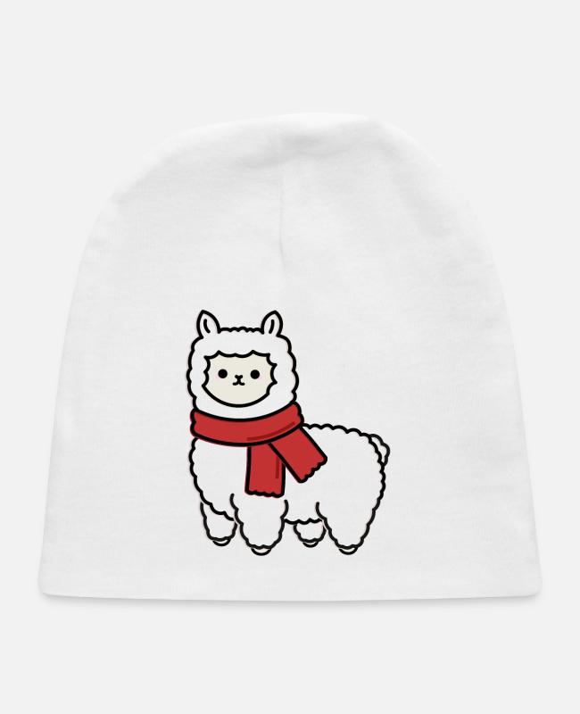 Cute Alpaca on Baby Cap