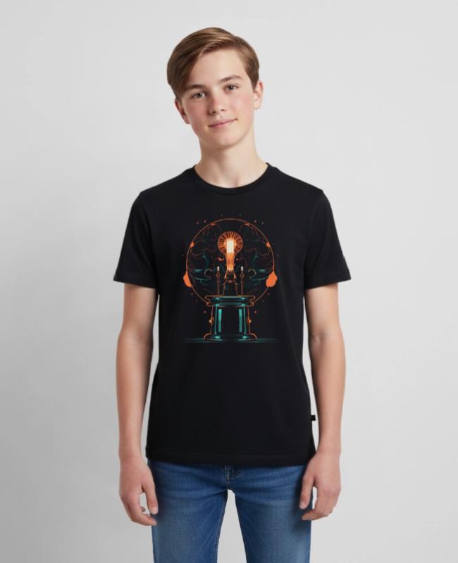 Electric Coil Electrical Engineer Electricity on Kids’ Premium T-Shirt