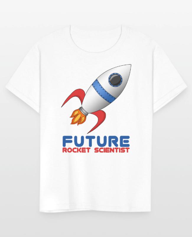 Future Rocket Scientist on Kids’ T-Shirt