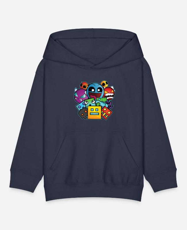 Geometry Dash on Kids’ Hoodie