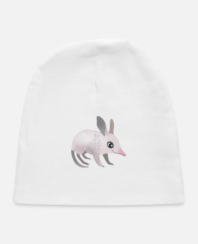 Hand drawn baby Bilby on Baby Cap