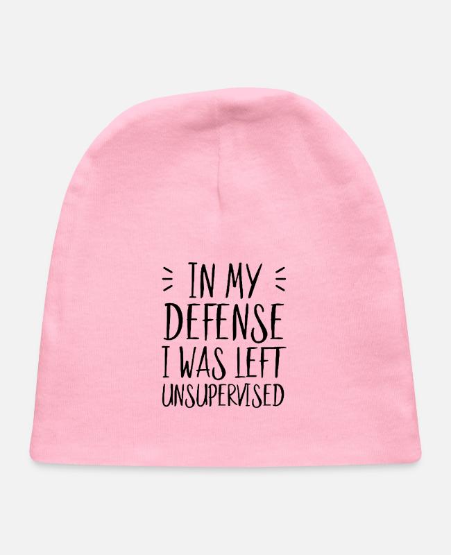In my defense Quotes on Baby Cap