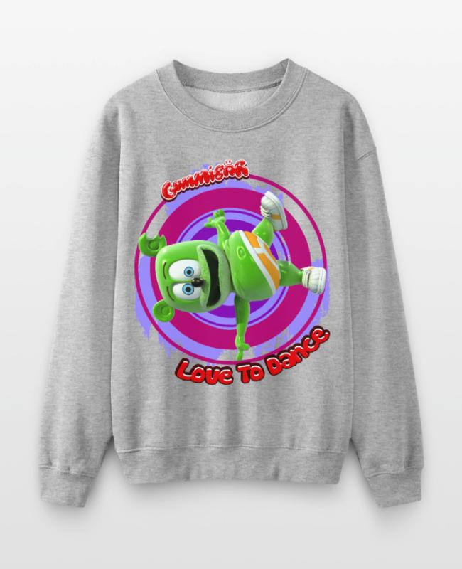 Love To Dance on Kids’ Crewneck Sweatshirt