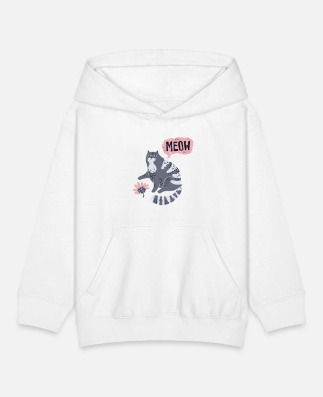 Meow on Kids’ Hoodie