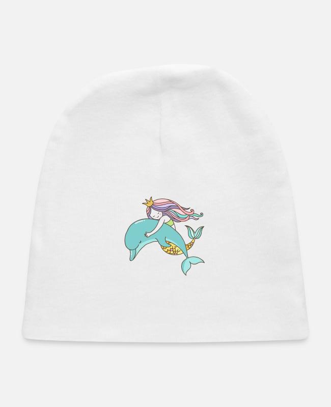 mermaid on Baby Cap