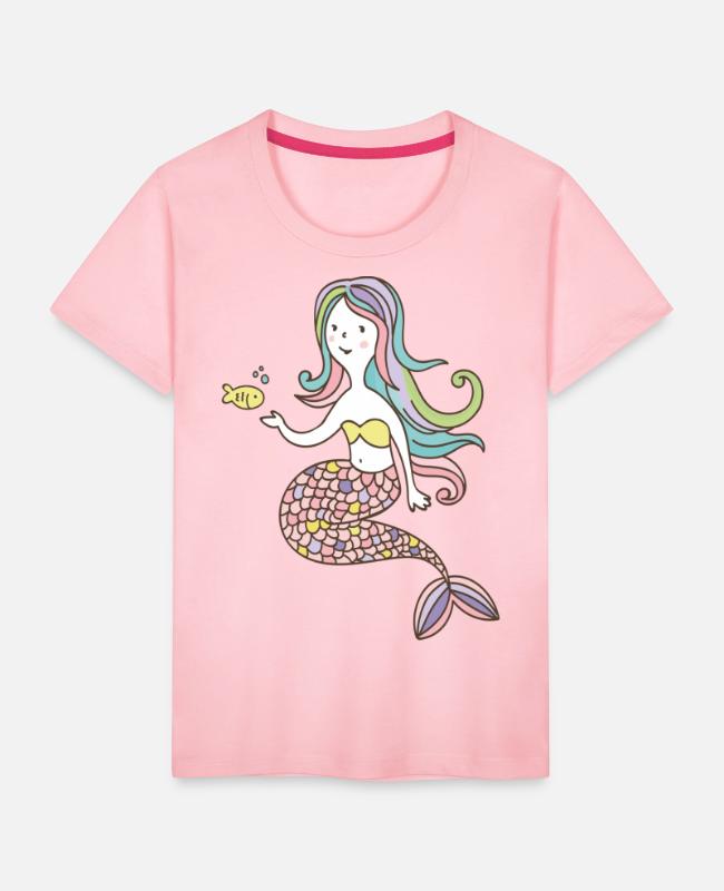 Mermaid on Toddler Premium T-Shirt