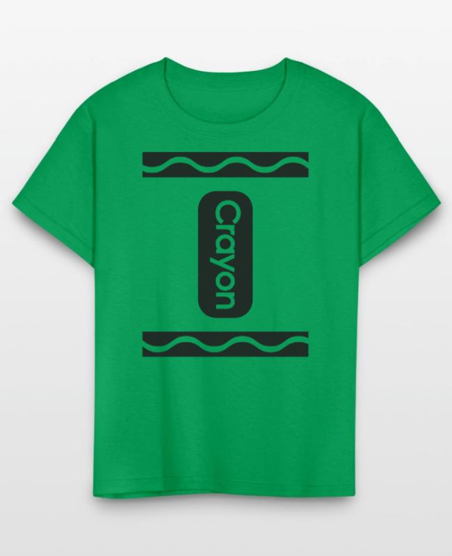 Party-Crayon Halloween Team on Kids’ T-Shirt