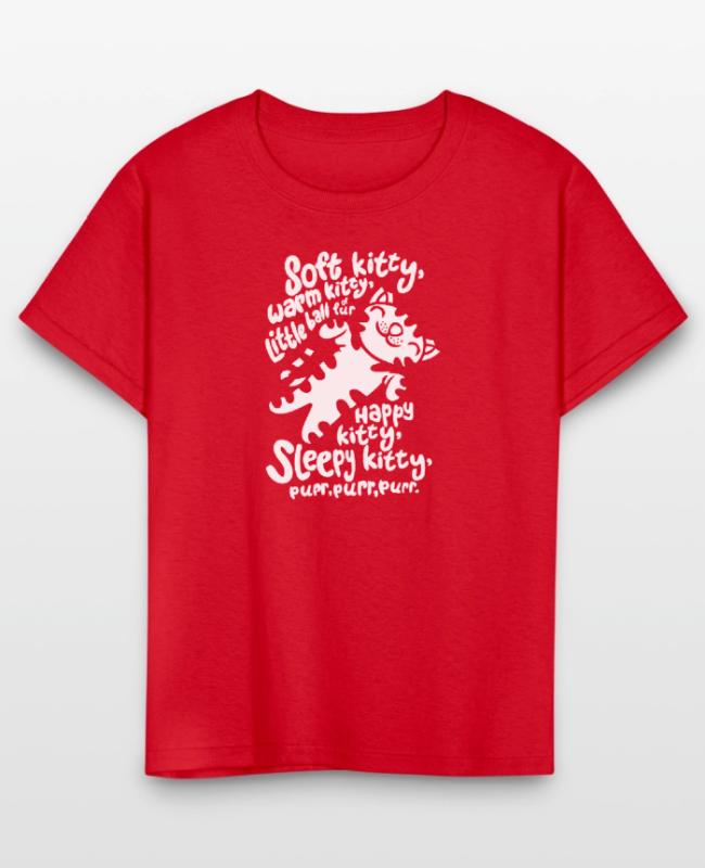 Soft Kitty on Kids’ T-Shirt