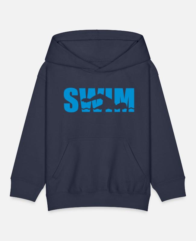 Swim on Kids’ Hoodie