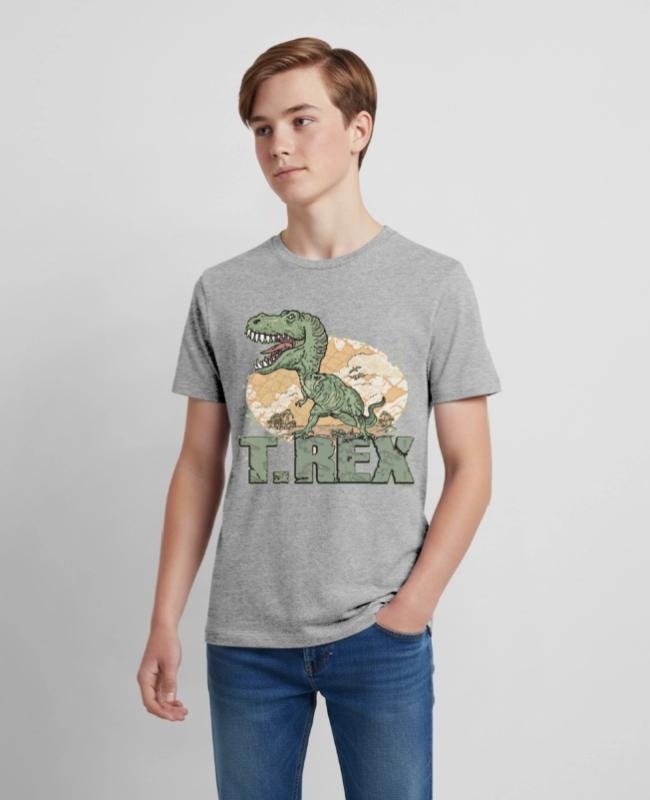 T Rex Tyrannosaurus Rex on Kids’ Premium T-Shirt