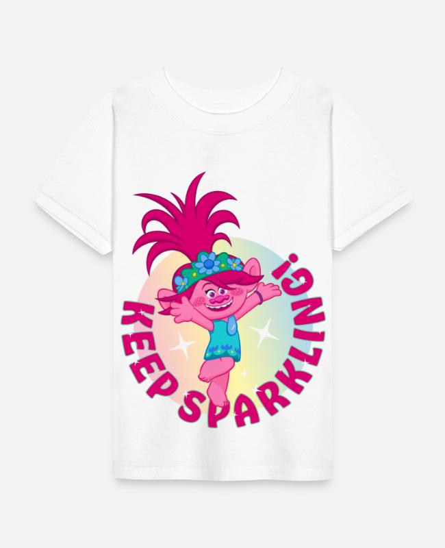 Trolls Poppy Keep Sparkling on Hanes Youth T-Shirt