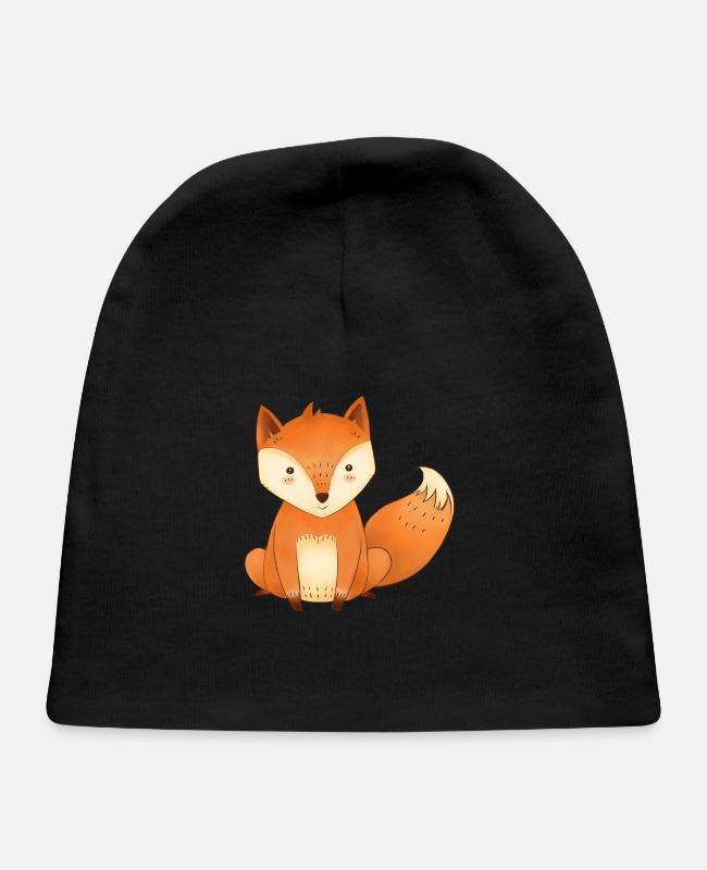 Woodland Fox on Baby Cap